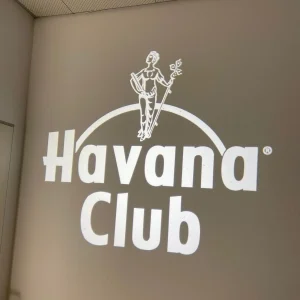 Gobo Projektion auf Decke eines Konzertsaals