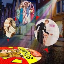 Goboprojektoren markieren Weg zur VIP-Lounge